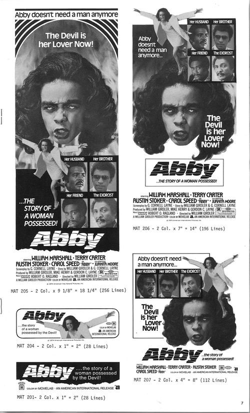 abby movie pressbook