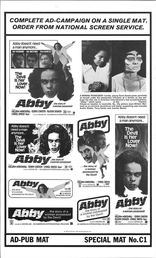 abby movie pressbook