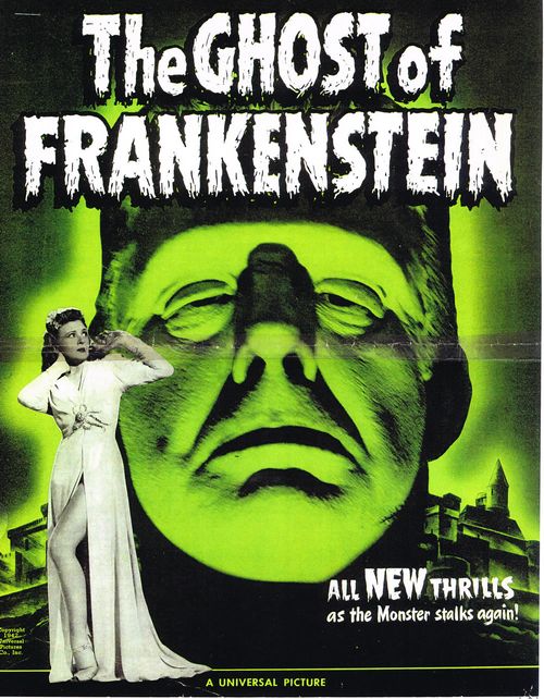 ghost of frankenstein pressbook