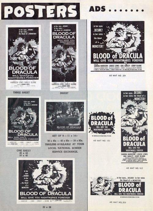 i was a teenage werewolf and i was a teenage frankenstein pressbook