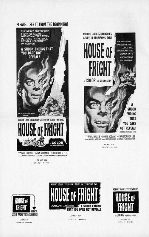 house of fright pressbook