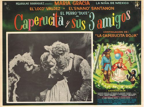 Caperucita y Sus 3 Amigos Mexican Lobby Card