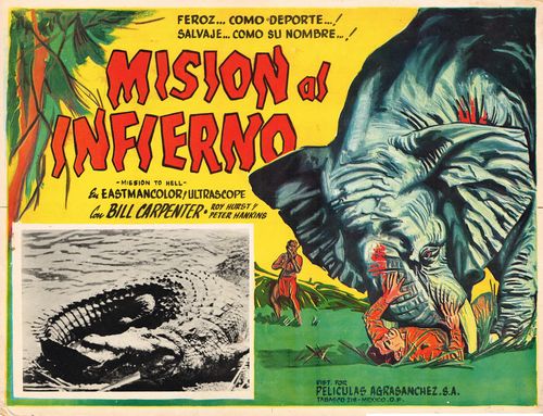 mision al infierno mexican lobby card