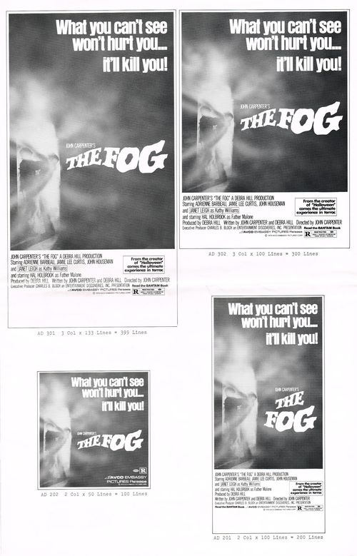 the fog pressbook