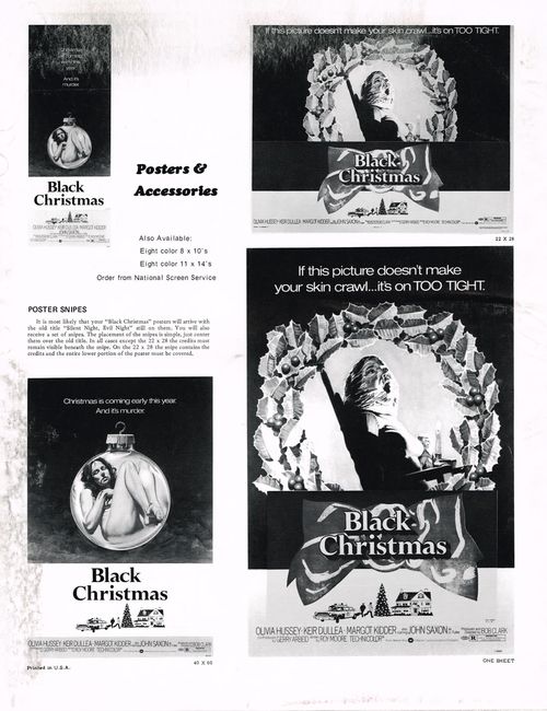 black christmas pressbook