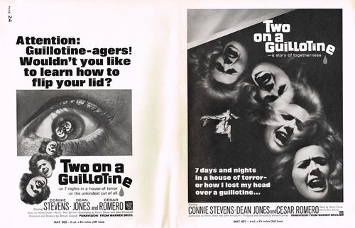 Two on a Guillotine Pressbook