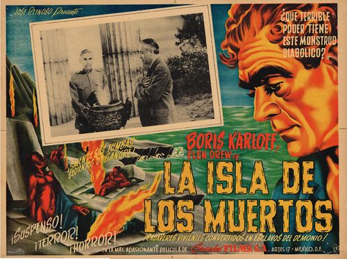 La Isla De Los Muertos Mexican Lobby Card