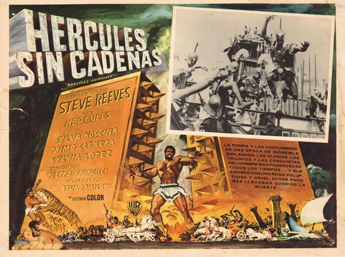 Hercules Sin Cadenas Mexican Lobby Card