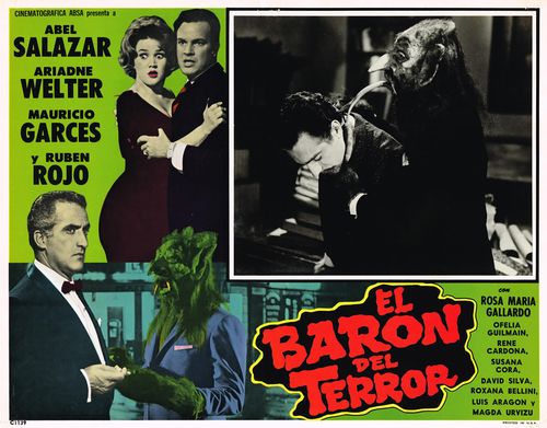 El Baron Del Terror Azteca Lobby Card