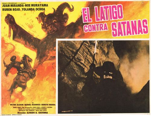 El Latigo Contra Satanas Mexican Lobby Card
