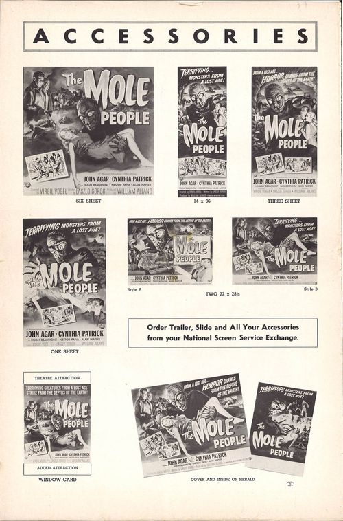 Mole people pressbook