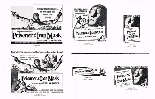 Prisoner of the Iron Mask Pressbook