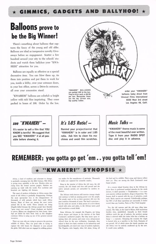 Kwaheri: Vanishing Africa Pressbook