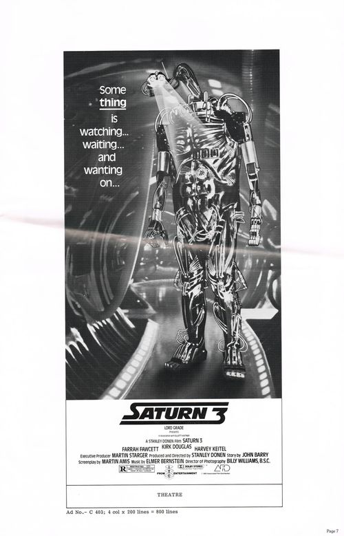 Saturn 3 Pressbook