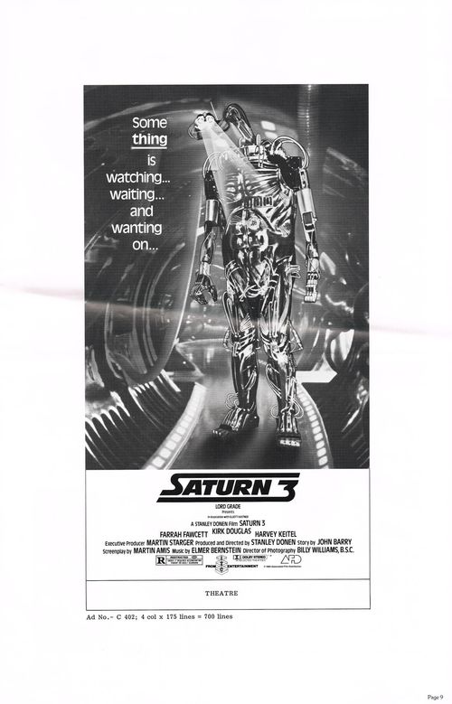 Saturn 3 Pressbook