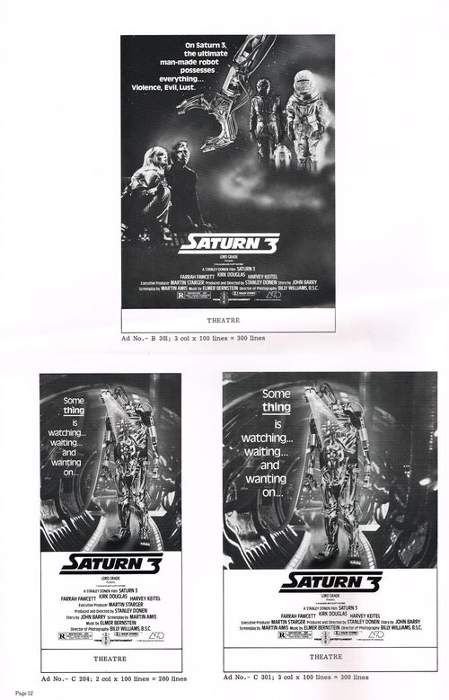 Saturn 3 Pressbook