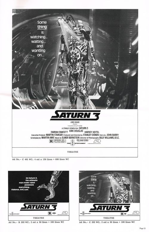 Saturn 3 Pressbook