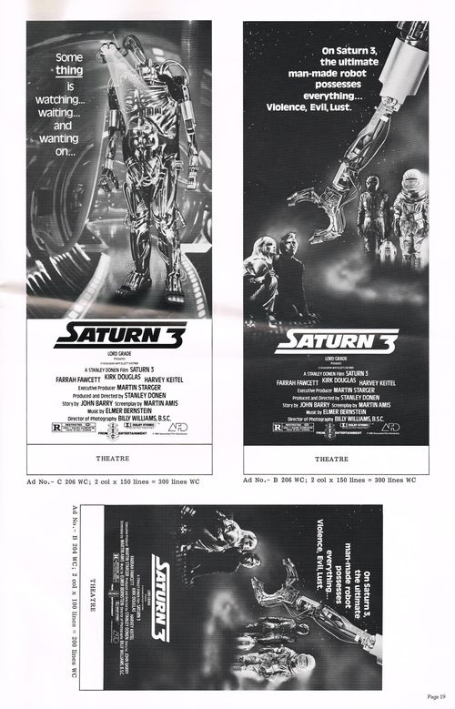 Saturn 3 Pressbook