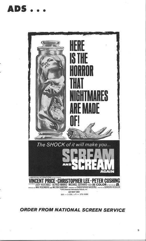 scream and scream again pressbook