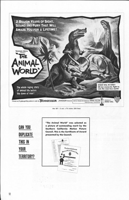 the animal world pressbook