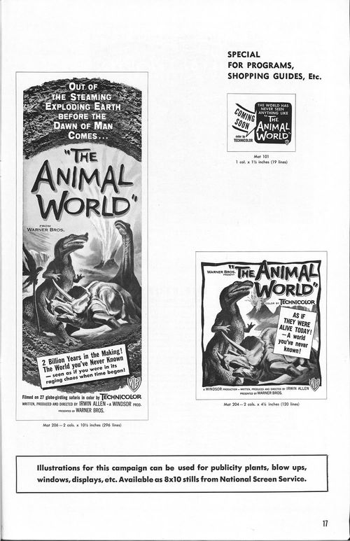 the animal world pressbook