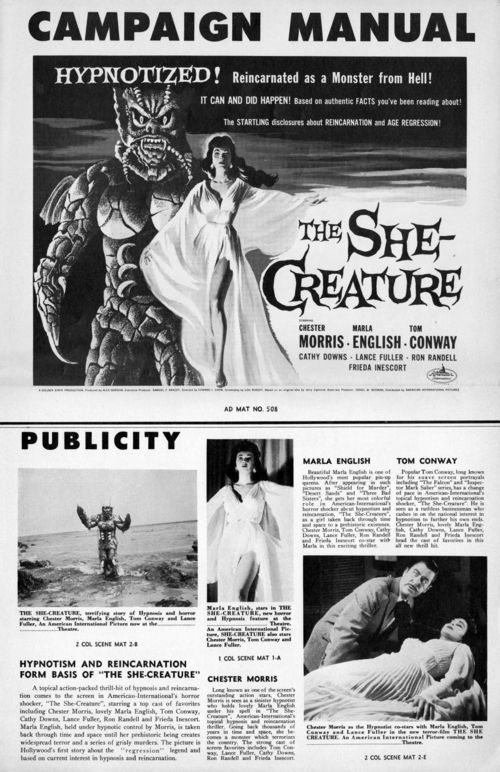 she creature and it conquered the world pressbook