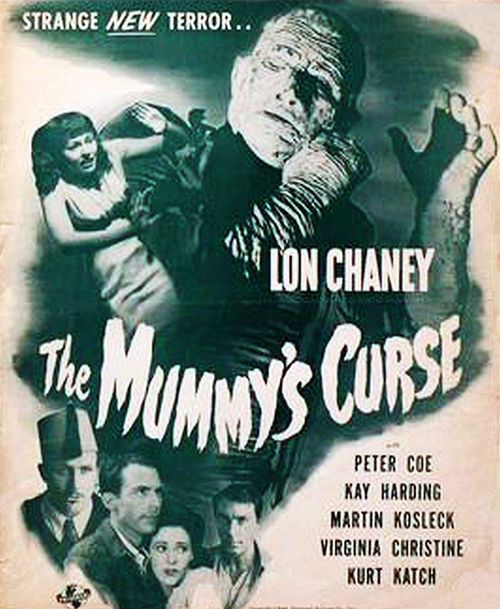 the mummy's curse pressbook