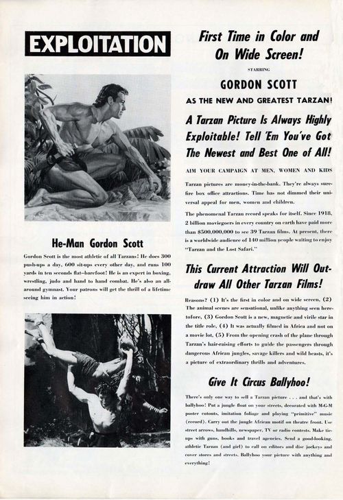 tarzan and the lost safari pressbook