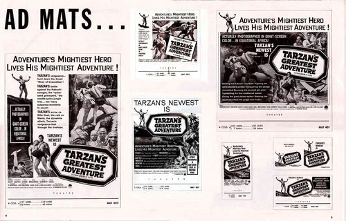 tarzan's greatest adventure pressbook