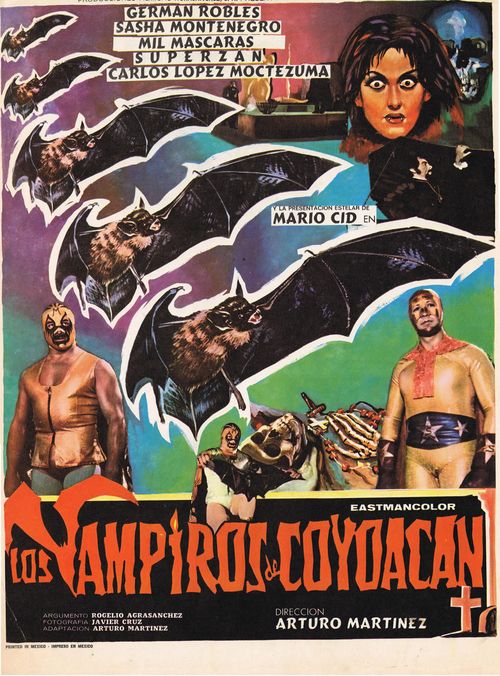 Los Vampiros De Coyoacan Mexican Lobby Card