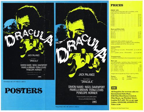 dracula jack palance pressbook