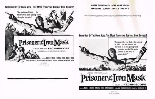 Prisoner of the Iron Mask Pressbook