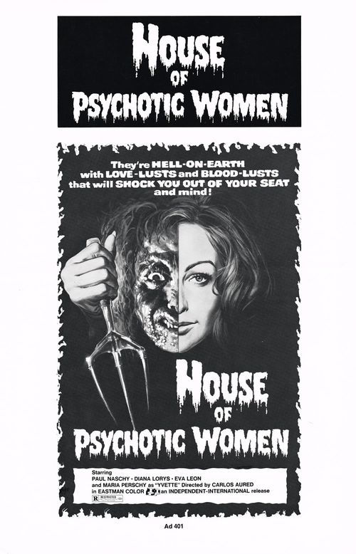 House of Psychotic Women Pressbook