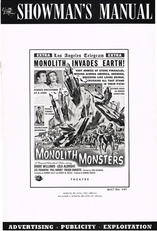 The Monolith Monsters Pressbook