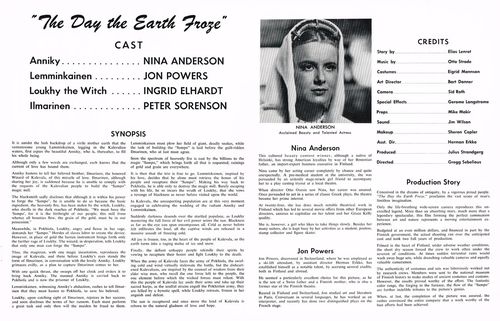 The Day the Earth Froze Pressbook