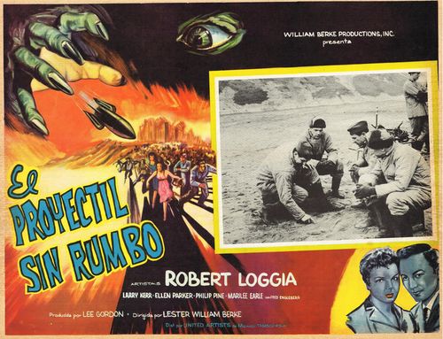 El Proyectil Sin Rumbo Mexican Lobby Card