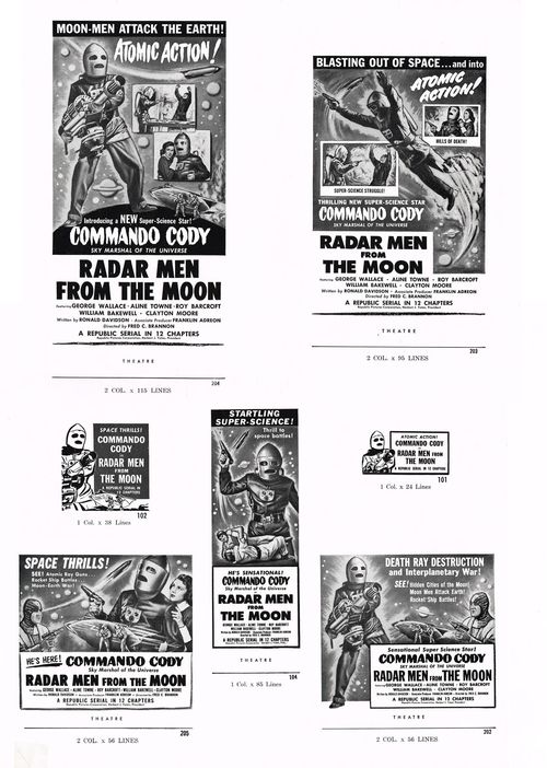 Radar Men From the Moon Pressbook