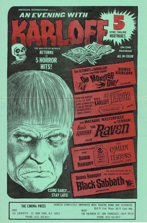 an evening with karloff