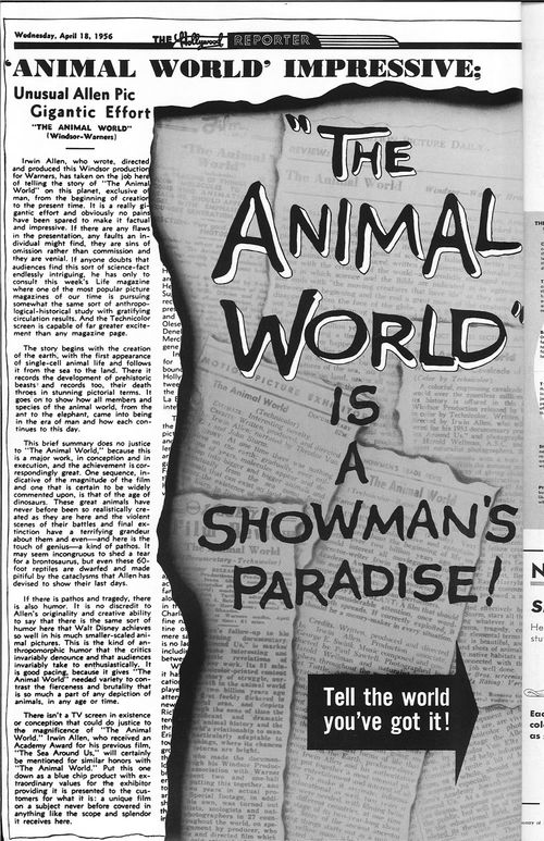 the animal world pressbook