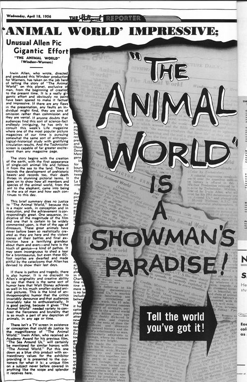 the animal world pressbook