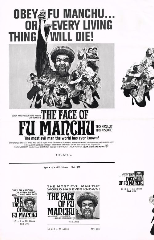 face of fu manchu pressbook