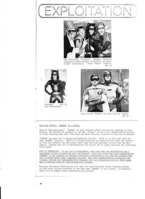 batman pressbook