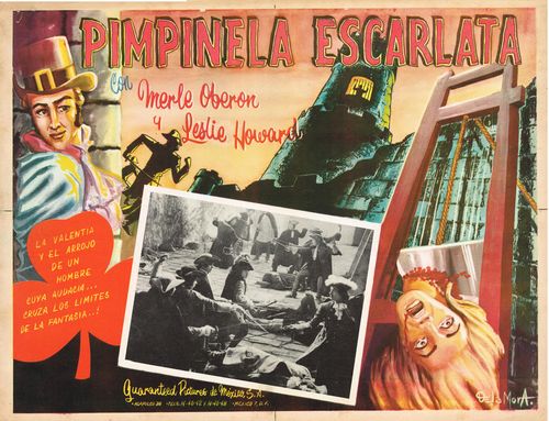 pimpinela escarlata Mexican lobby card