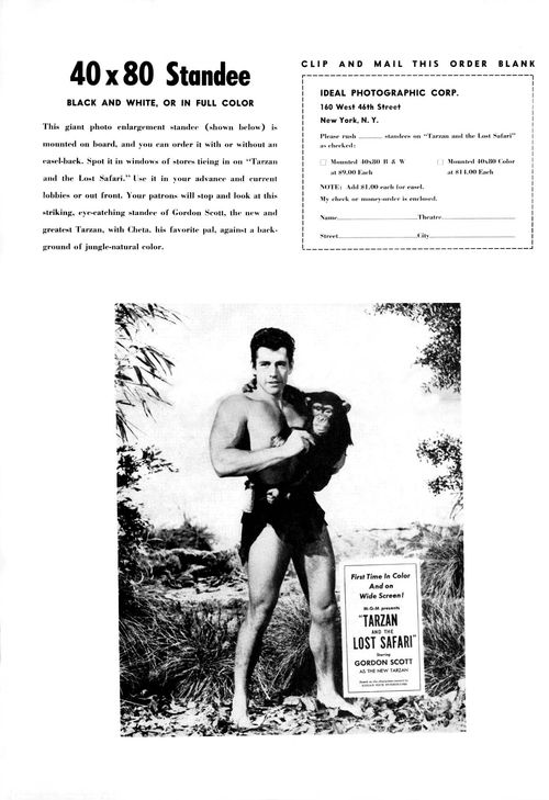 tarzan and the lost safari pressbook