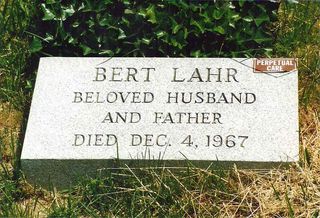 bert lahr grave