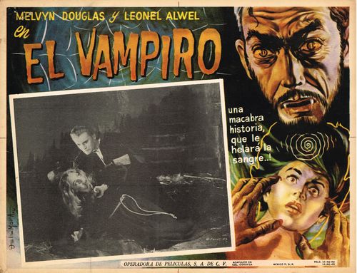 el vampiro mexican lobby card