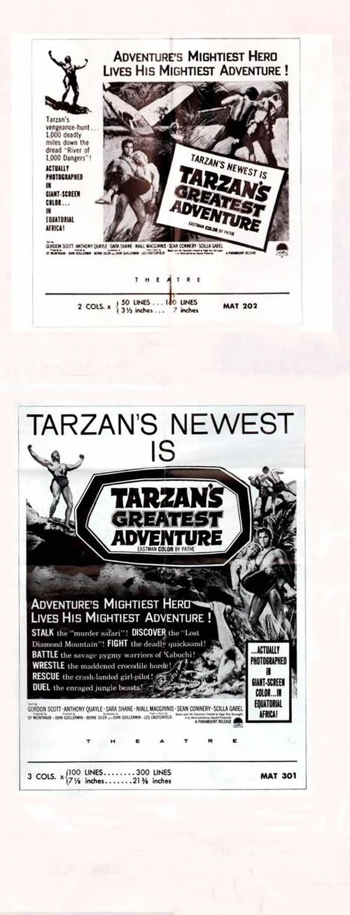 tarzan's greatest adventure pressbook