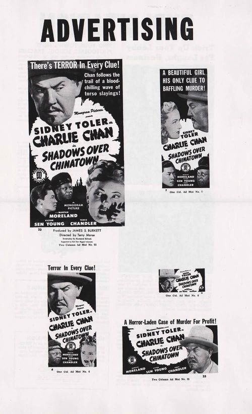 charlie chan shadow over chinatown pressbook