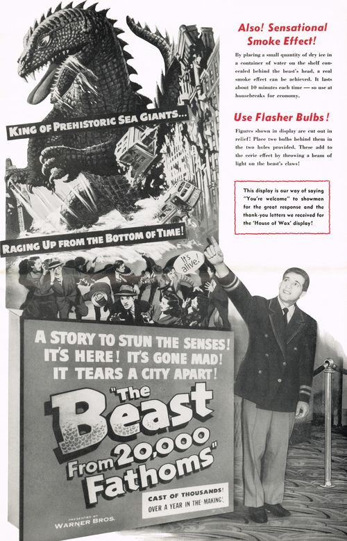 the beast from 20,000 fathoms pressbook