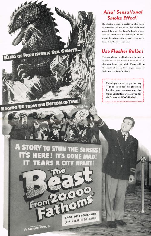 the beast from 20,000 fathoms pressbook